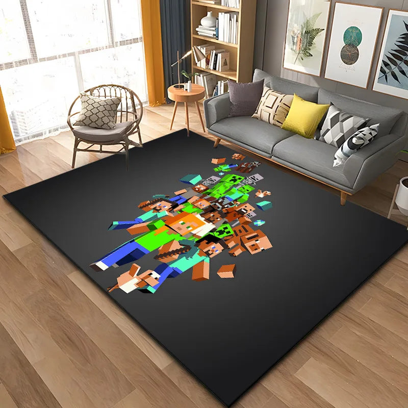 Tapis Minecraft pour chambre d’enfant – MC2