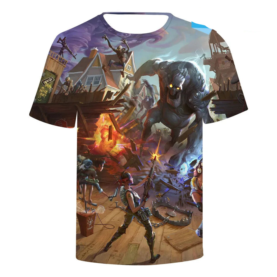 T-shirt Fortnite 3D – Enfant et Adulte-FN2