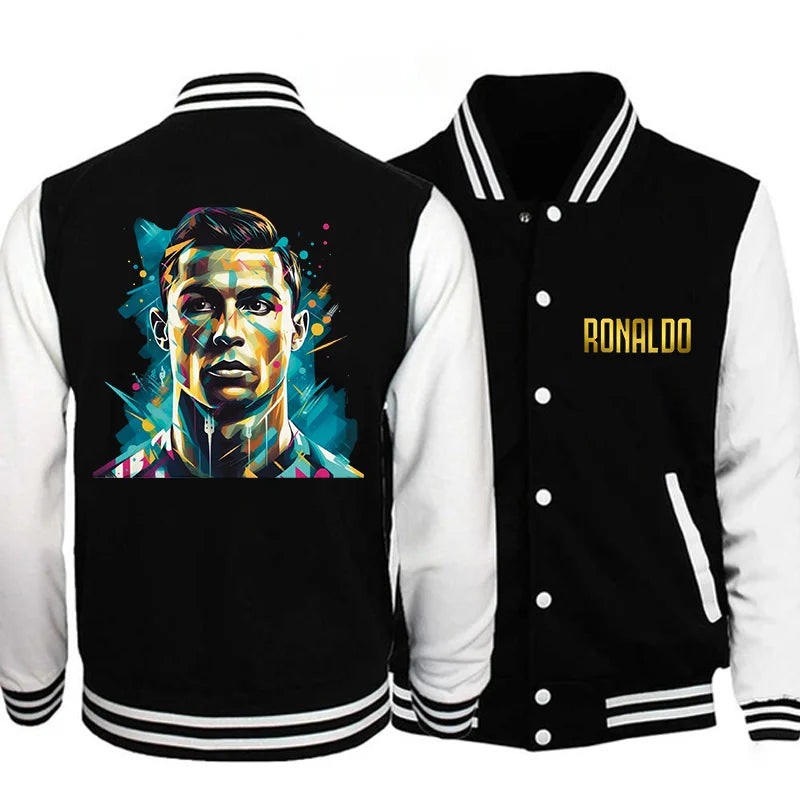 Veste de baseball Cristiano Ronaldo pour homme - Black