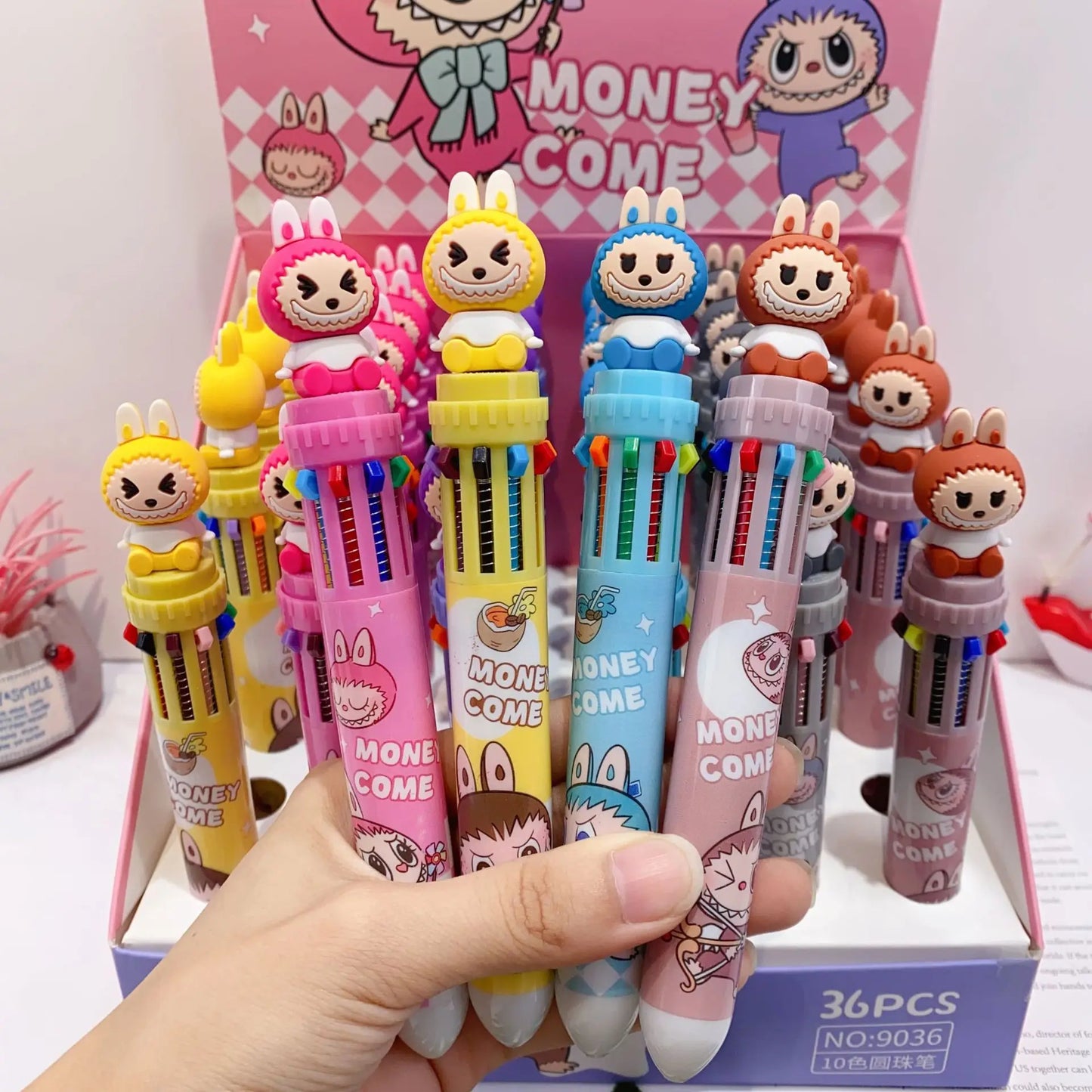 Stylo Labubu 10 couleurs