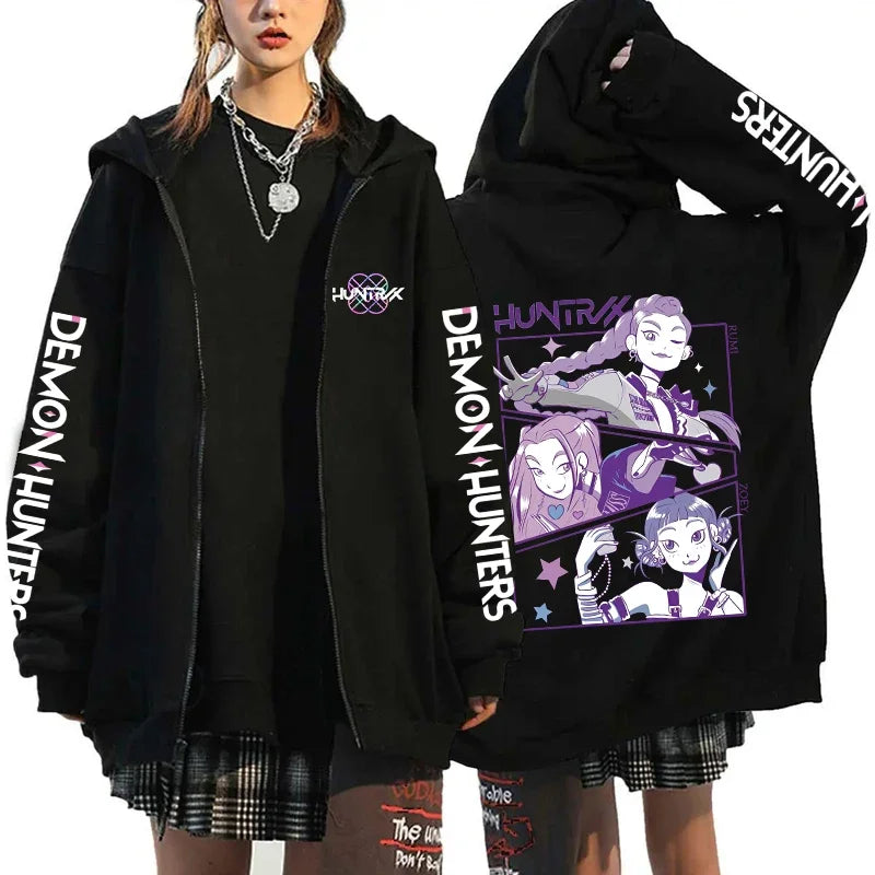 Sweat à capuche zippé K-Pop Demon Hunters – X1