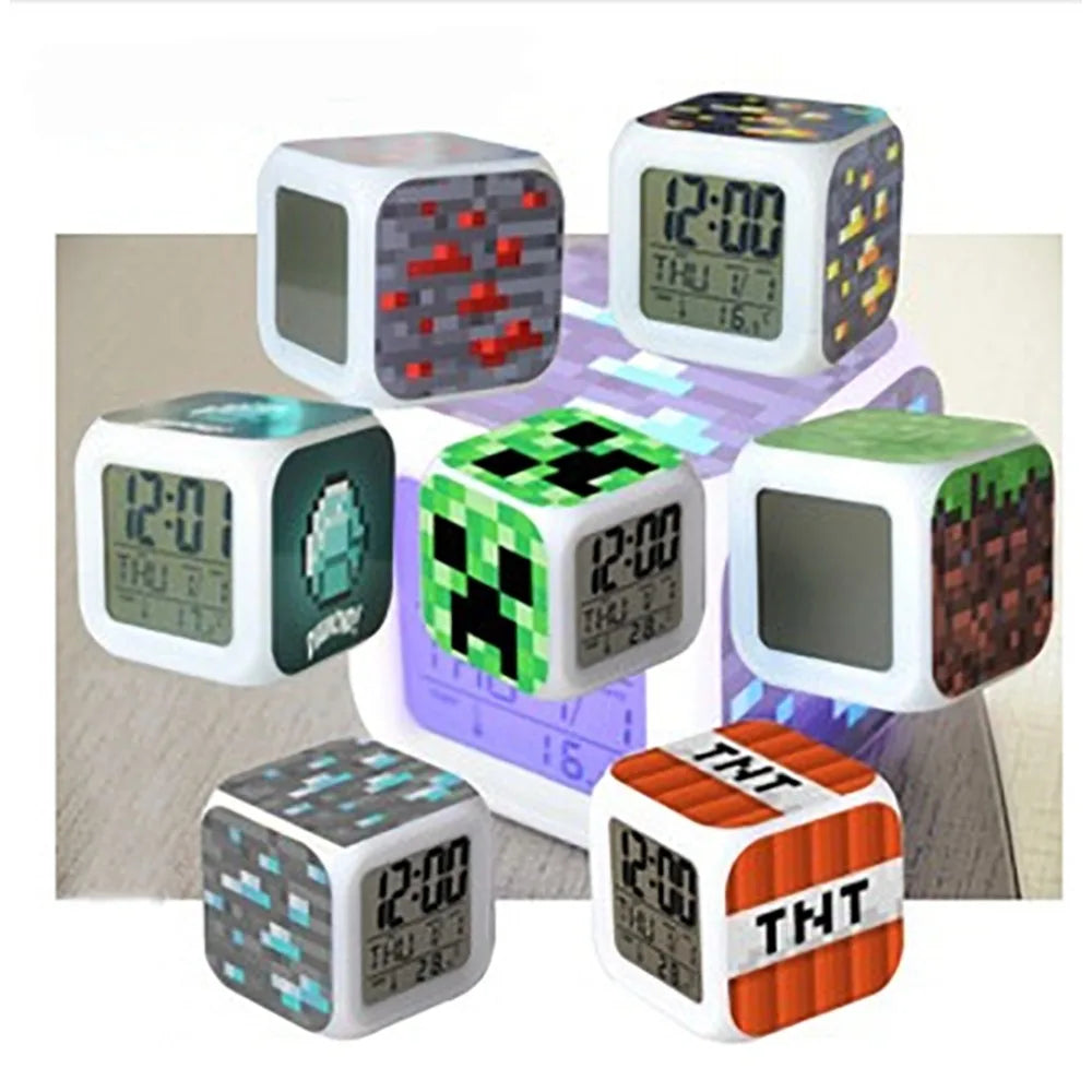 Réveil numérique LED Minecraft – MC5