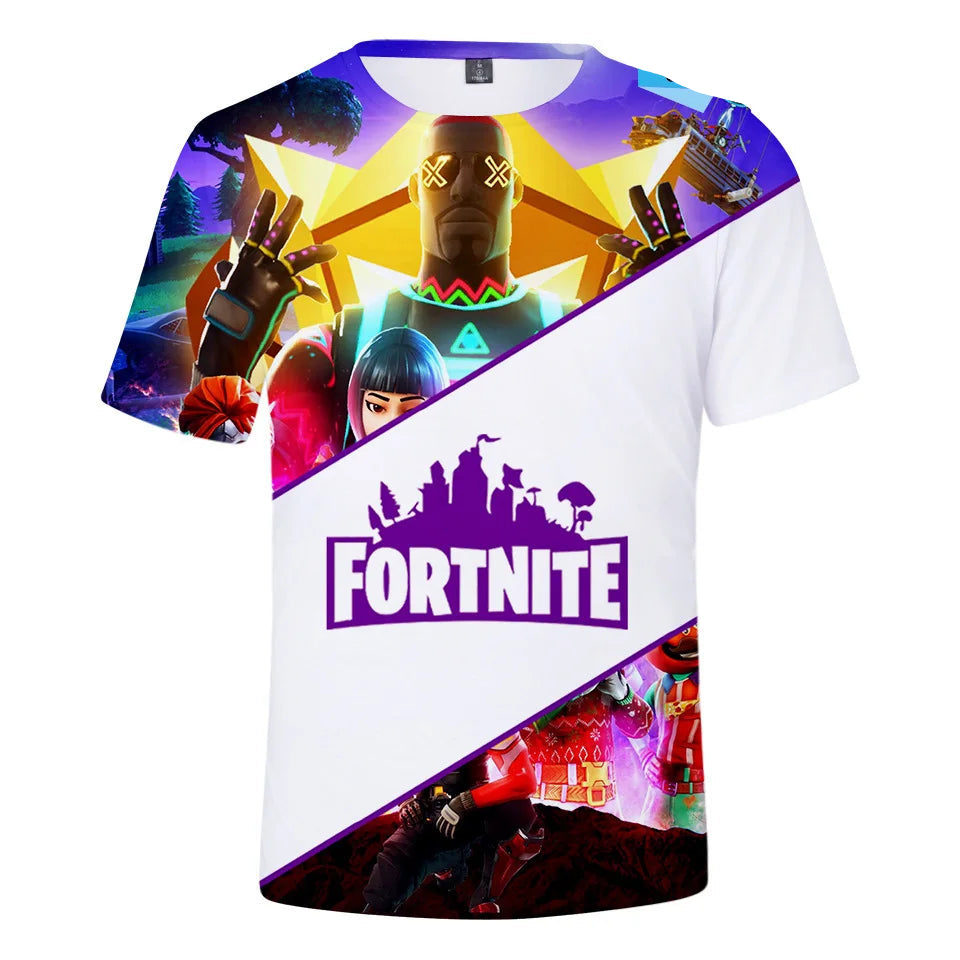 T-shirt Fortnite 3D – Enfant et Adulte-FN2