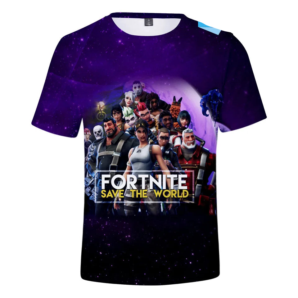T-shirt Fortnite 3D – Enfant et Adulte-FN2