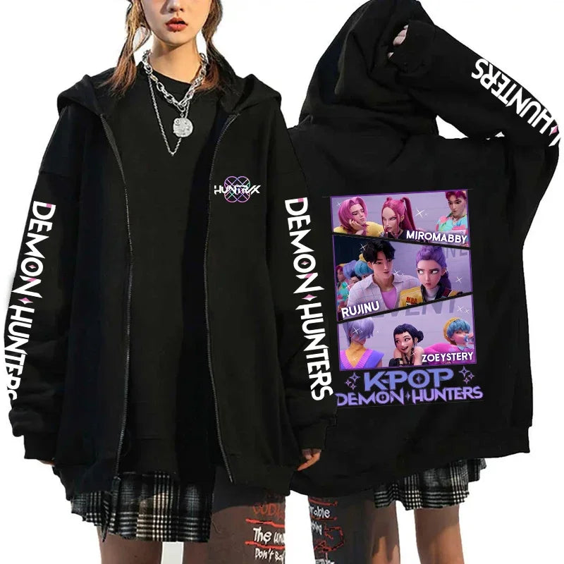 Sweat à capuche zippé K-Pop Demon Hunters – X1