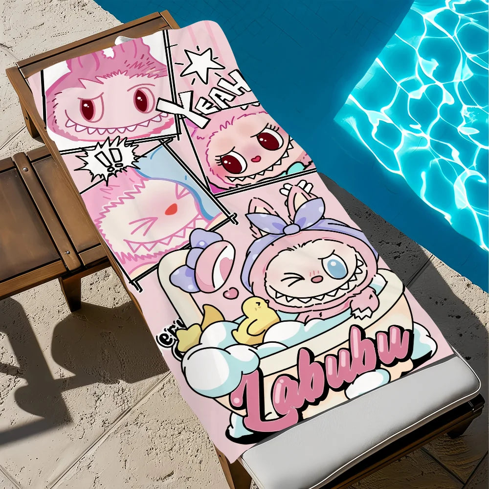 Serviette de plage Labubu – L4