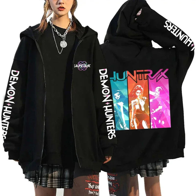 Sweat à capuche zippé K-Pop Demon Hunters – X1