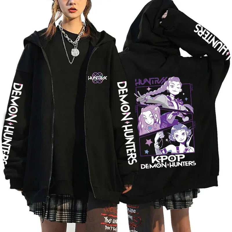 Sweat à capuche zippé K-Pop Demon Hunters – X1