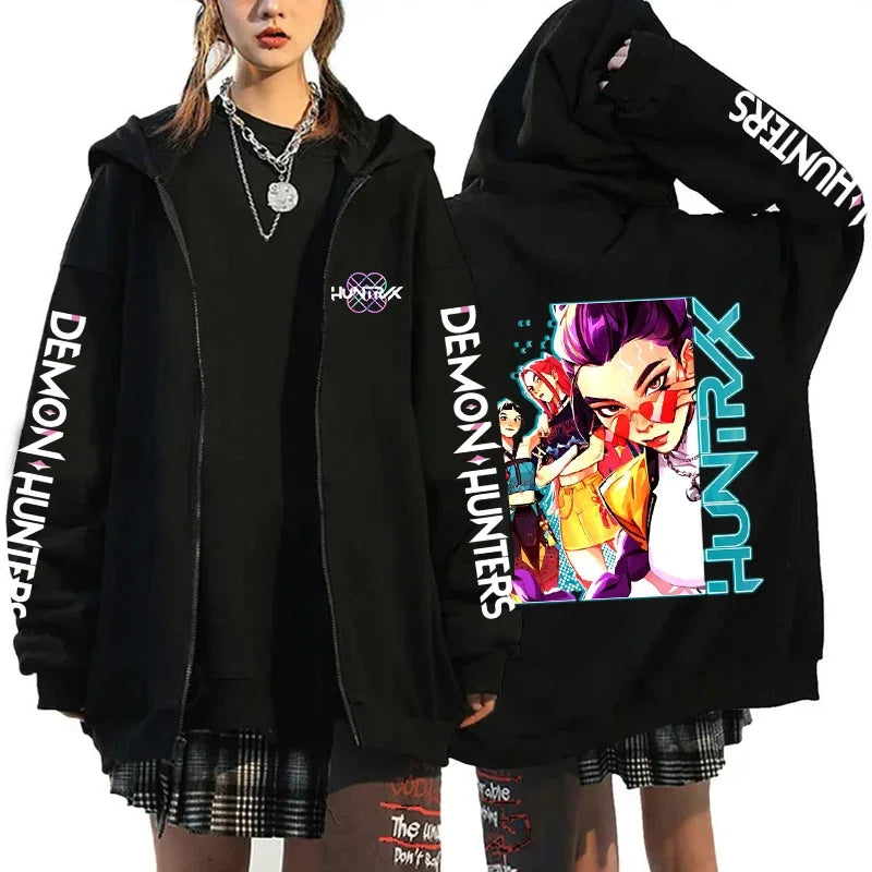 Sweat à capuche zippé K-Pop Demon Hunters – X1