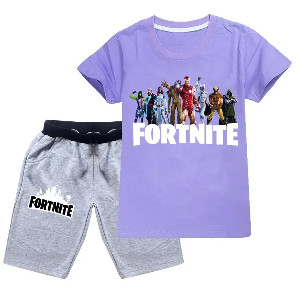 Ensemble Été Fortnite – T-shirt + Short FN1