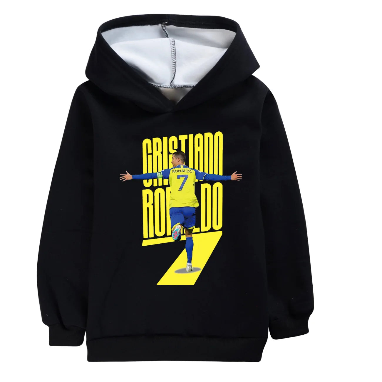 Sweat Enfant CR7 Hiver – Capuche, Coton Polaire - c1