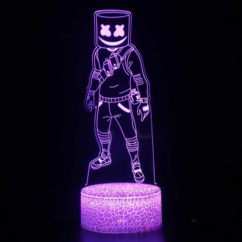 Veilleuse LED Fortnite – Lampe 3D FN1