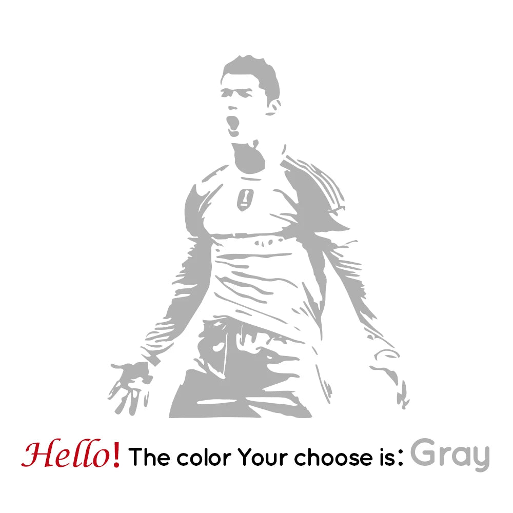 Autocollant mural Ronaldo – vinyle 2