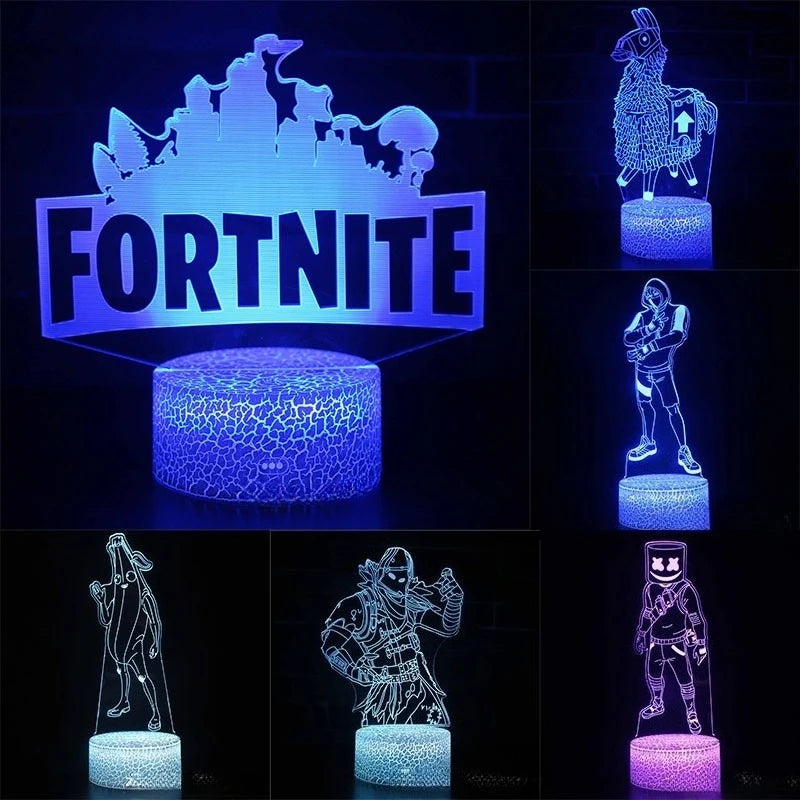 Veilleuse LED Fortnite – Lampe 3D FN1