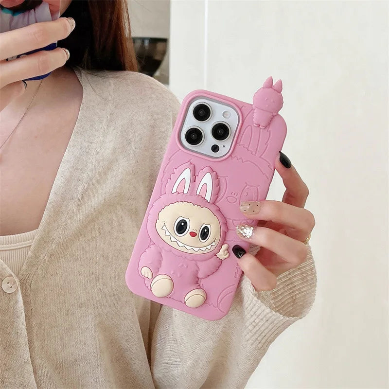 Coque iPhone Labubu –iPhone 11 à 16 Pro Max