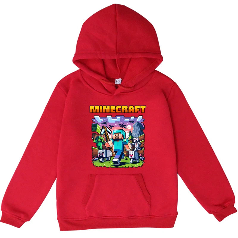 Sweat à Capuche Minecraft pour Enfants – MC2