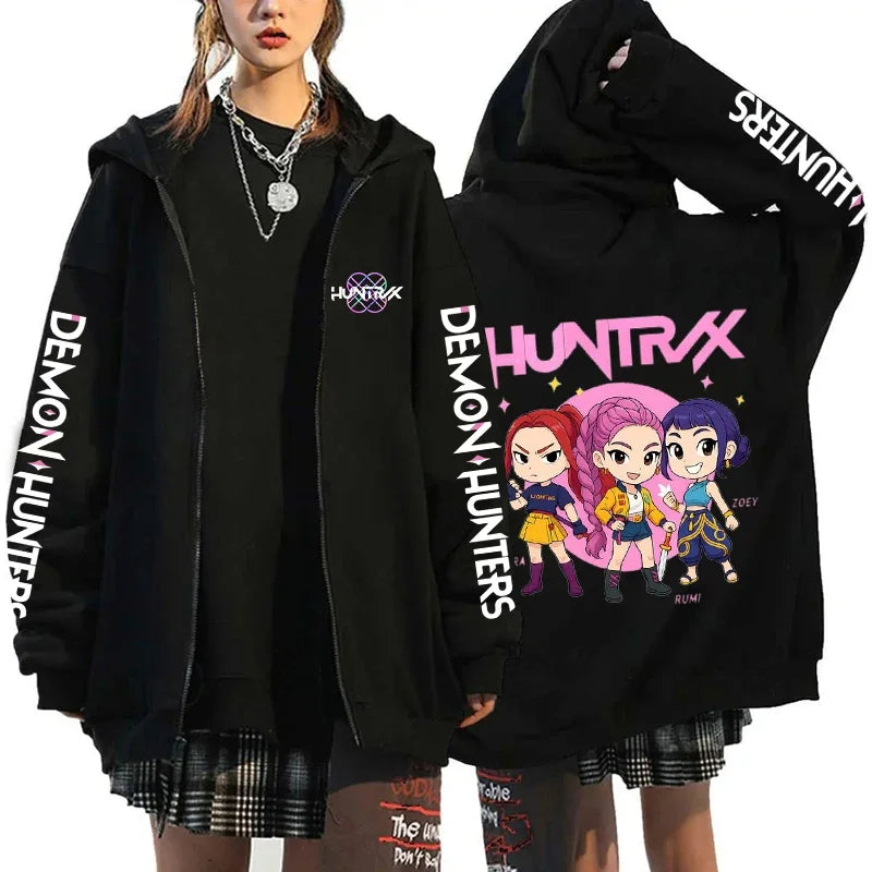 Sweat à capuche zippé K-Pop Demon Hunters – X1