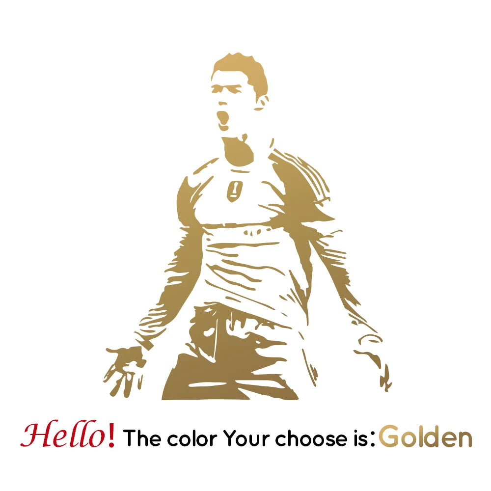 Autocollant mural Ronaldo – vinyle 2
