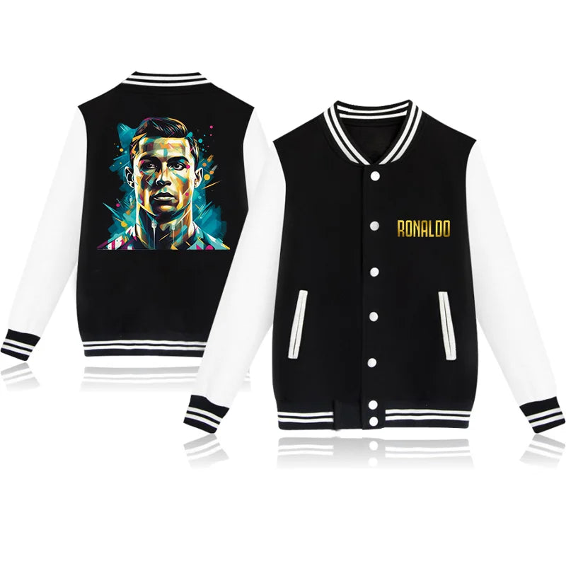 Veste de baseball Cristiano Ronaldo pour homme - Black