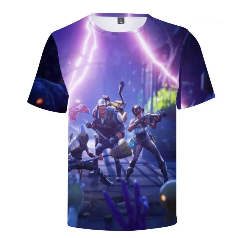 T-shirt Fortnite 3D – Enfant et Adulte-FN2
