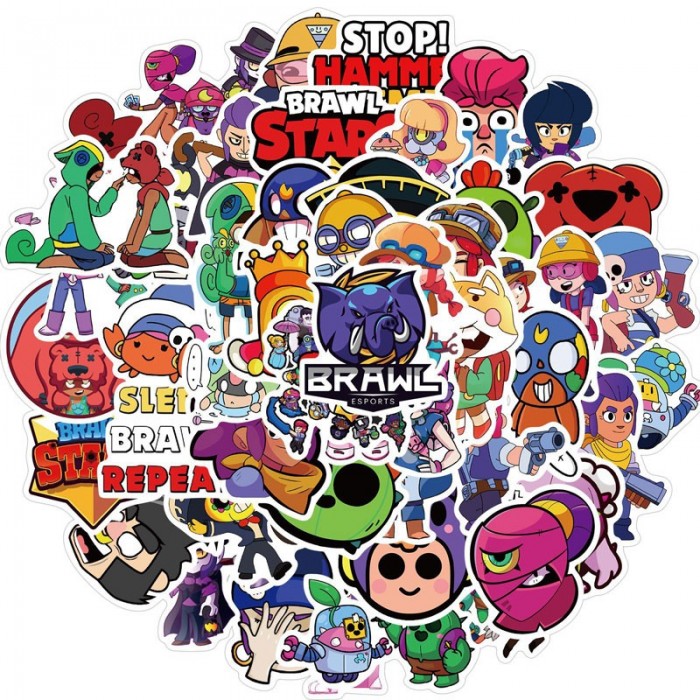 50 Stickers Brawl Stars