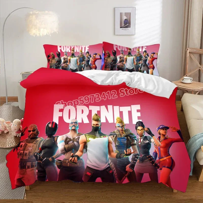 Ensemble de literie Fortnite – Housse de couette et taies d’oreiller – FN1