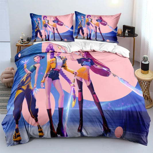 Parure de lit K-Pop Demon Hunters – x4