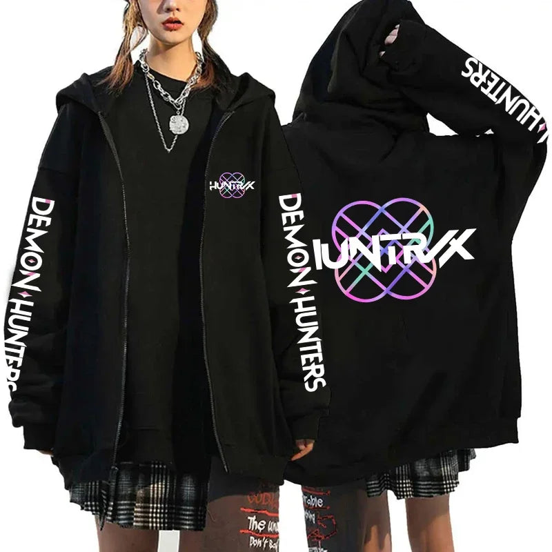 Sweat à capuche zippé K-Pop Demon Hunters – X1