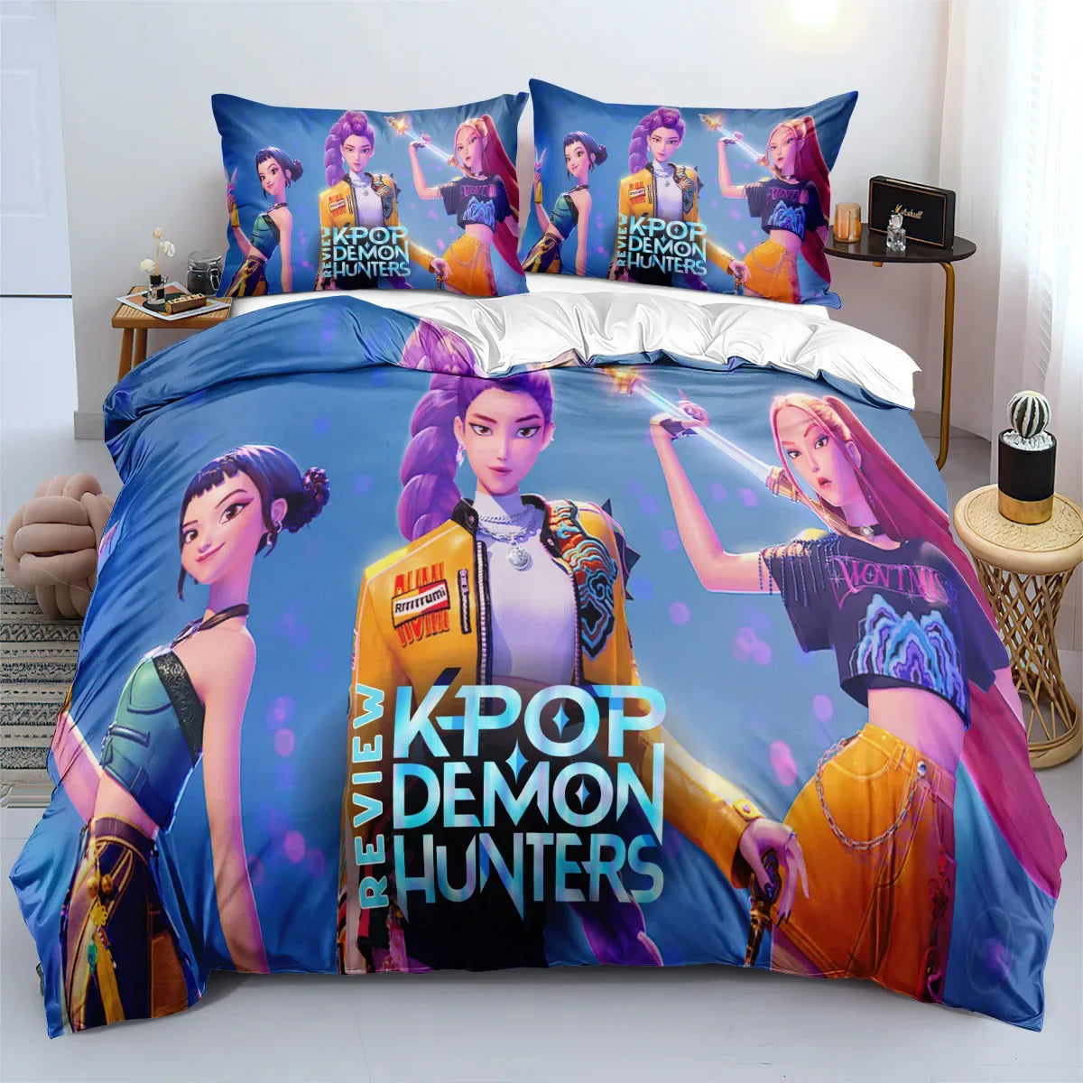 Parure de lit K-Pop Demon Hunters – x5