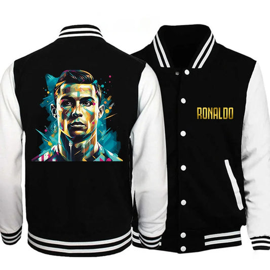 Veste de baseball Cristiano Ronaldo pour homme - Black