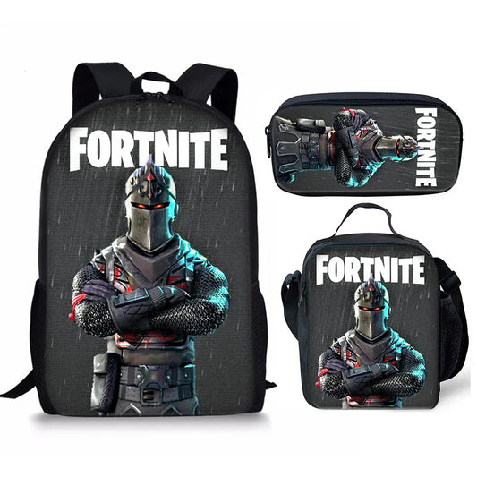 Set Fortnite 3 pièces : Sac à dos, sac repas et trousse – FN5