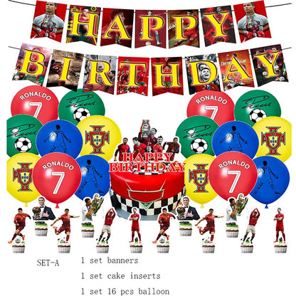 Kit d'anniversaire Cristiano Ronaldo – cr7
