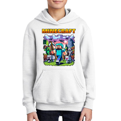 Sweat à Capuche Minecraft pour Enfants – MC1