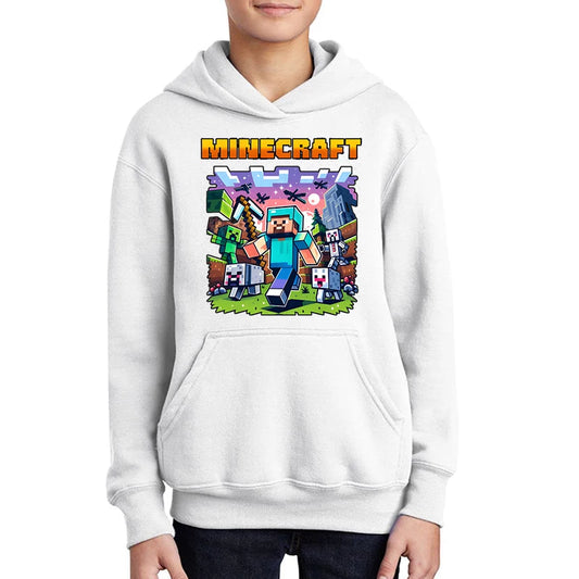 Sweat à Capuche Minecraft pour Enfants – MC1