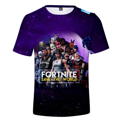T-shirt Fortnite 3D – Enfant et Adulte-FN2