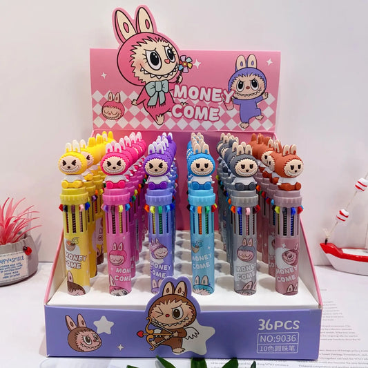 Stylo Labubu 10 couleurs