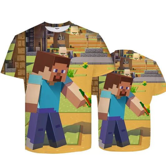T-shirt Minecraft 3D pour enfants – MC4