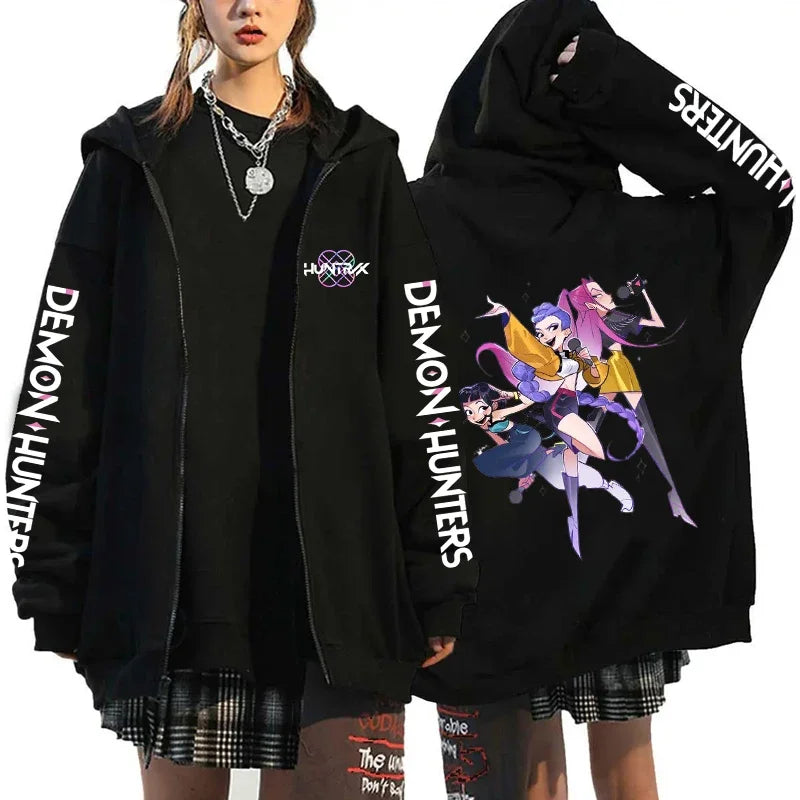 Sweat à capuche zippé K-Pop Demon Hunters – X1