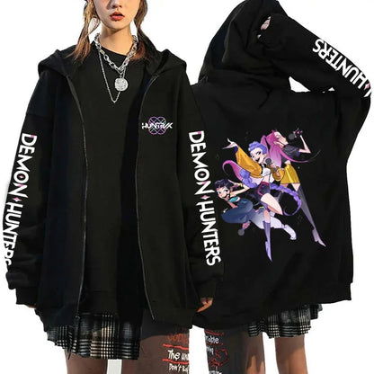Sweat à capuche zippé K-Pop Demon Hunters – X1