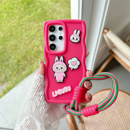 Coque Samsung Labubu avec dragonne