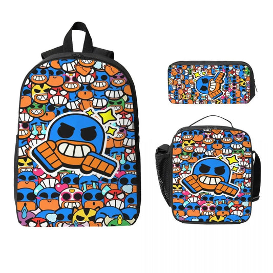 Brawl Stars Backpack, Pencil Case and Snack Bag Set – from 20