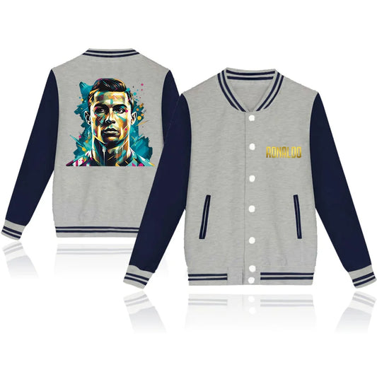 Veste de baseball Cristiano Ronaldo pour homme - Grey