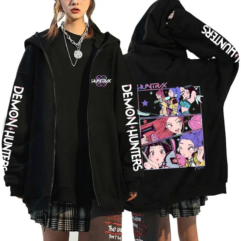 Sweat à capuche zippé K-Pop Demon Hunters – X1