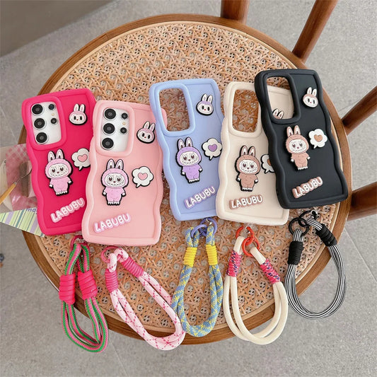 Coque Samsung Labubu avec dragonne