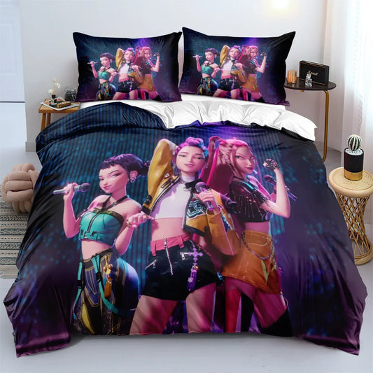 Parure de lit K-Pop Demon Hunters – x1