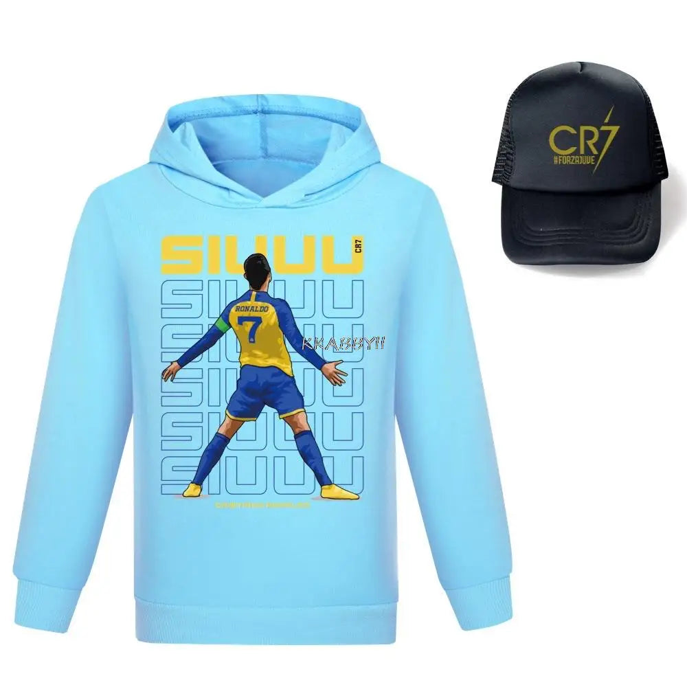Sweat à Capuche et Casquette CR7 - c4