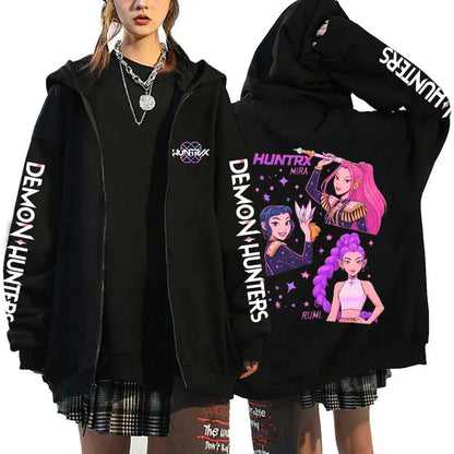 Sweat à capuche zippé K-Pop Demon Hunters – X1