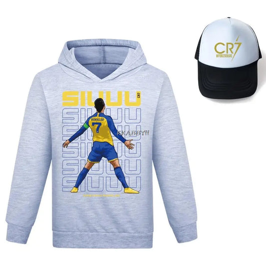Sweat à Capuche et Casquette CR7 - c1