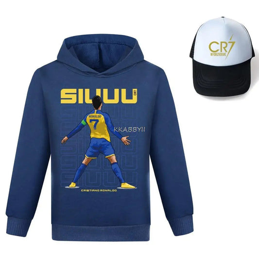 Sweat à Capuche et Casquette CR7 - c3