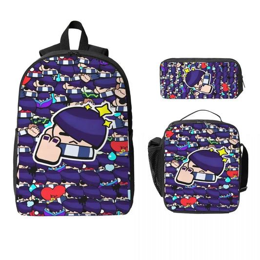 Brawl Stars Backpack, Pencil Case and Snack Bag Set – Edgar
